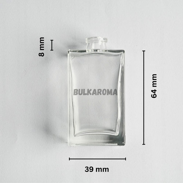 25ml Rectangular FEA 15 Glass Bottles FEA 15 - BULKAROMA - Equipment / Accessories - Bulkaroma - Bulkaroma