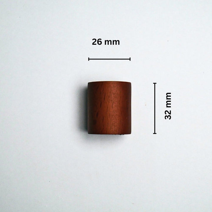 Wide Cylindrical Hand Made Wooden Caps FEA 15 - BULKAROMA - Equipment / Accessories - Bulkaroma - Bulkaroma