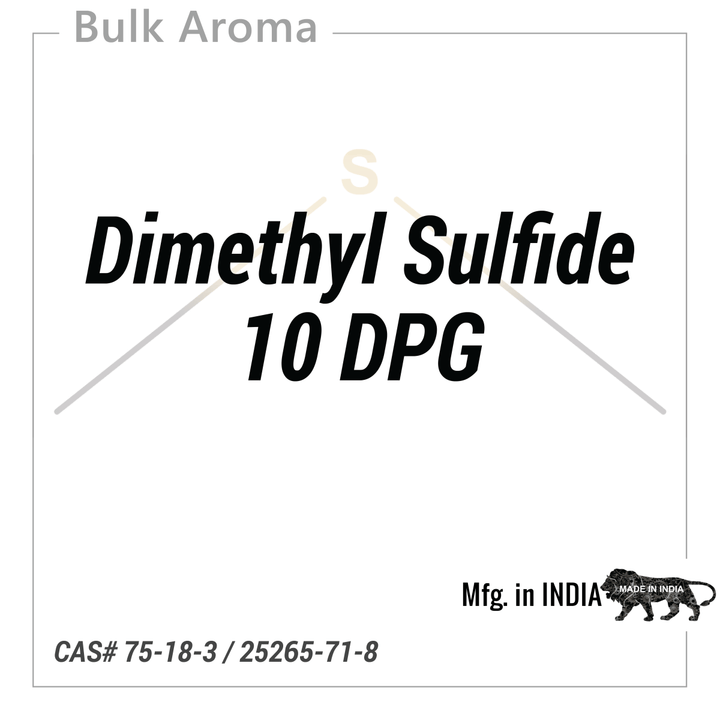 Dimethyl Sulfide 10 DPG - PB - 1101LC - Aromatic Chemicals - Indian Manufacturer - Bulkaroma
