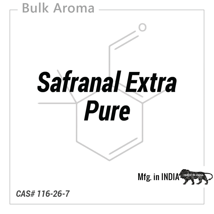 Safranal Extra Pure - PB - 1101LC - Aromatic Chemicals - Indian Manufacturer - Bulkaroma