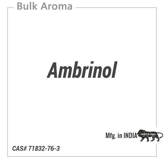 Ambrinol - PA-100DT - Perfumery Raw Materials - Indian Manufacturer - Bulkaroma