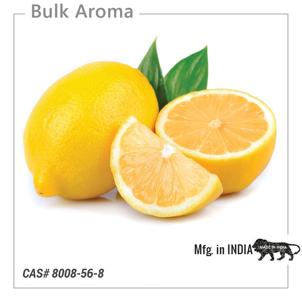 Lemon Oil 4% Citral - PK-100SA - Naturals - Indian Manufacturer - Bulkaroma