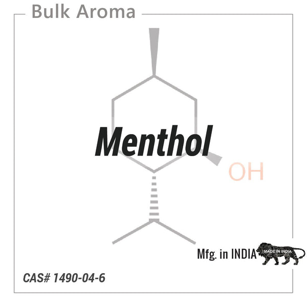Menthol - PA-1001UN - Aromatic Chemicals - Indian Manufacturer - Bulkaroma